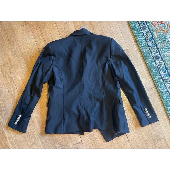 NWT White House Black Market Studio Blazer Black Size 12 - Picture 8 of 9
